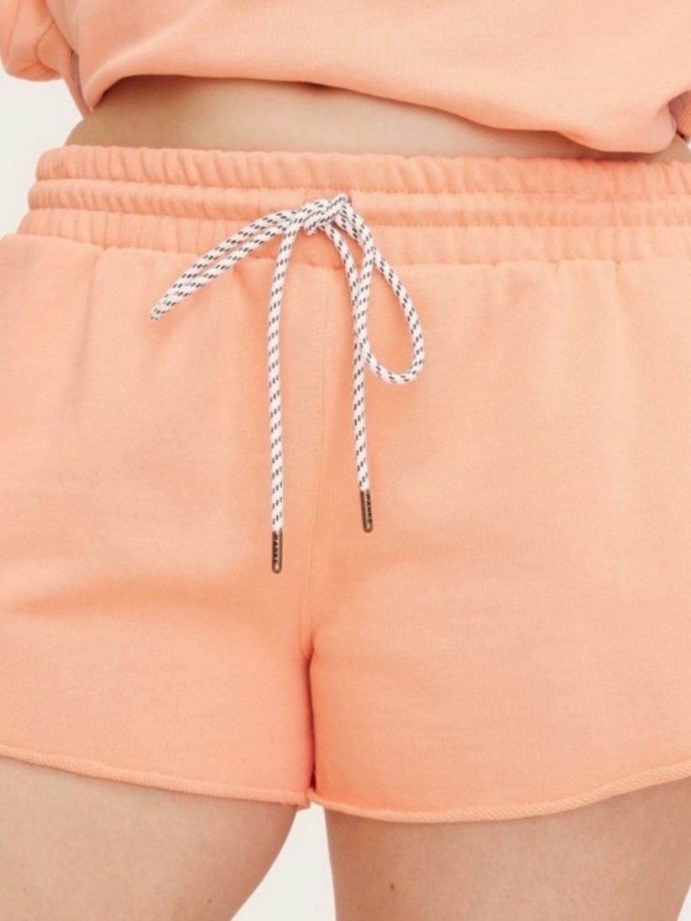 Parke x Target Peach Mid Rise Elastic Waist Athletic Lounge Shorts